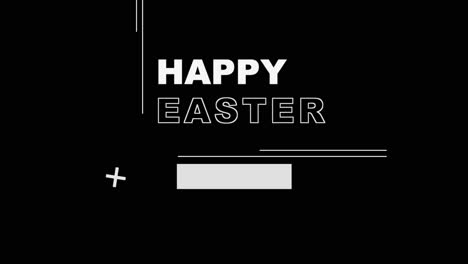 Happiness-in-monochrome-with-Happy-Easter-text
