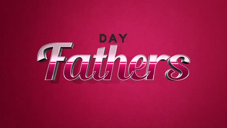 Stylish-Fathers-Day-greeting-card-red-background-with-happy-Fathers-Day-text-and-an-adorable-father-child-illustration