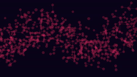 Komplex-Und-Vernetzt-Ein-Netzwerk-Von-Knotenpunkten,-Dargestellt-Durch-Rote-Punkte