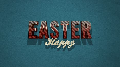 Vintage-inspired-Happy-Easter-design-on-a-blue-background