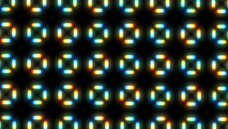Vibrant-grid-of-colored-dots-on-black-background