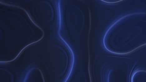 Abstract-dark-blue-background-with-wavy-lines-and-moving-circular-shapes