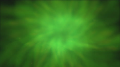 Glimmering-green-spiral-mesmerizing-blurred-pattern-with-a-center-of-radiance