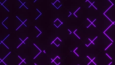 Stunning-tiling-effect-mesmerizing-black-and-purple-geometric-pattern