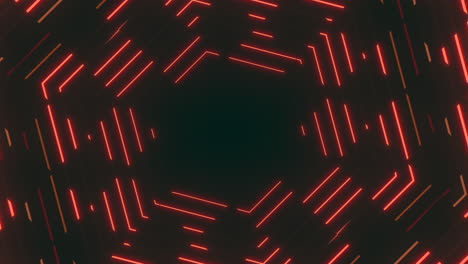 Neonbeleuchtetes-Labyrinth-Aus-Roten-Linien-Schafft-Eine-Futuristische-Reise