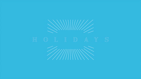 Felices-Fiestas-Modernas-Y-Luminosas-Con-Diseño-De-Rayos-De-Sol-Sobre-Fondo-Azul.