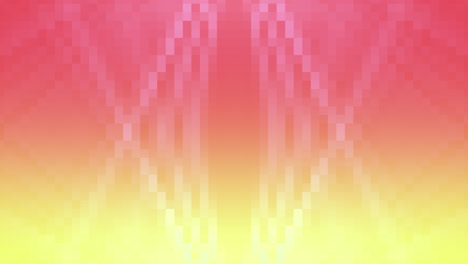 Pixel-Art-Hintergrund-Mit-Rosa-Und-Gelbem-Farbverlauf