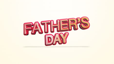 Vibrant-3d-Fathers-Day-text-on-white-background