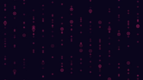 Symmetrical-grid-of-overlapping-red-dots-on-black-background