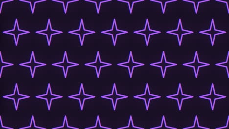 Elegant-symmetrical-pattern-purple-stars-on-black