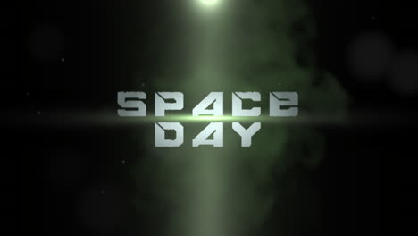 Glowing-Space-Day-neon-sign-on-dark-background
