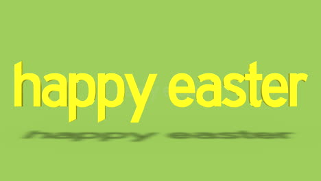 Rodando-Feliz-Texto-De-Pascua-En-Degradado-Verde
