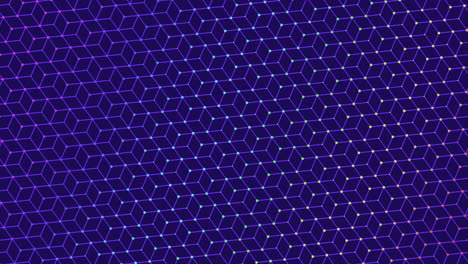Futuristisches-Geometrisches-Muster-Blaue-Und-Violette-Linien-Und-Formen