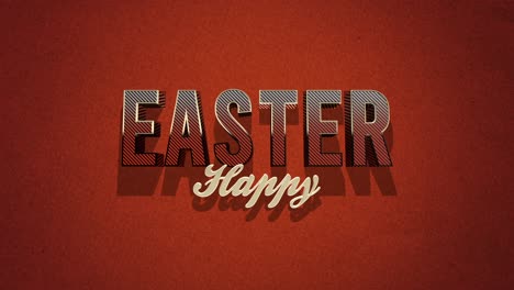 Rustic-easter-greeting-card-handmade-Happy-Easter-on-red-background