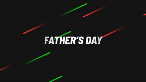 Celebraciones-Del-Día-Del-Padre-Vibrantes-Líneas-Verticales-En-Negro