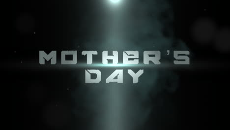 Glowing-Mother's-Day-on-dark-smoke-background