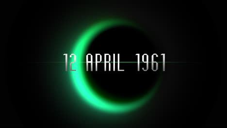 12.-April-1961-Mit-Grünem-Licht-Des-Schwarzen-Planeten-In-Der-Galaxie