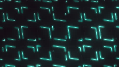 Glowing-blue-square-grid-a-mesmerizing-pattern-of-luminescent-squares