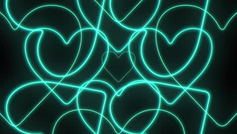 Swirling-neon-hearts-illuminate-a-black-canvas