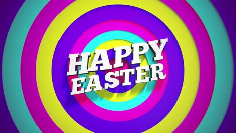 Colorful-Happy-Easter-text-on-spiral-a-joyful-greeting-card-or-poster