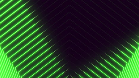 Dynamische-Grüne-Zickzack-Streifen-Auf-Schwarzem-Hintergrund