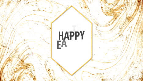 Elegant-golden-marble-easter-background-with-white-frame-Happy-Easter