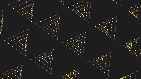 Glowing-triangle-pattern-with-connected-lines-and-dots