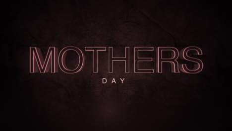 Red-letters-on-black-celebrating-Mother's-day