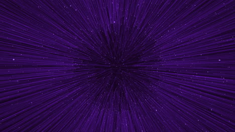 Strahlende-Linien-Aus-Weißen-Sternen-Auf-Violettem-Hintergrund