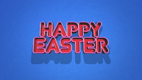 Cheerful-Happy-Easter-greetings-in-vibrant-red-text-on-blue