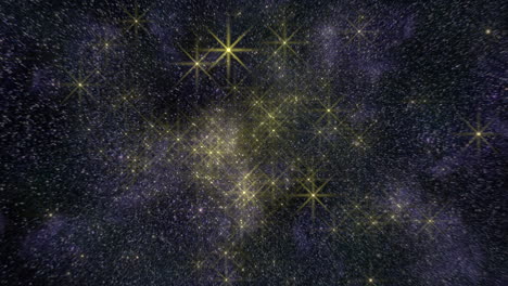 Kosmische-Schönheit-Fesselnde-Stilisierte-Galaxie-Mit-Sternen-Und-Nebel