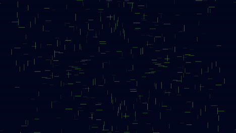 Leuchtend-Grüne-Quadrate-Schweben-Anmutig-Auf-Einem-Schwarzen-Hintergrund