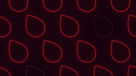 Mesmerizing-red-circle-pattern-on-black-background