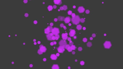 Purple-bubble-on-gray-background