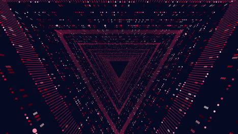 Misteriosa-Rejilla-Triangular-Roja-Y-Negra-Cautivadora-Representación-3d