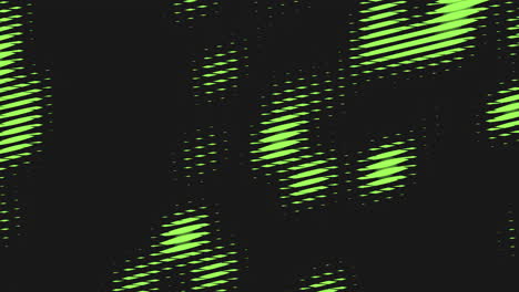 Modern-abstract-green-dot-pattern-on-black-background