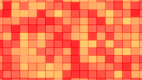 Vibrant-mosaic-grid-of-red-and-yellow-squares