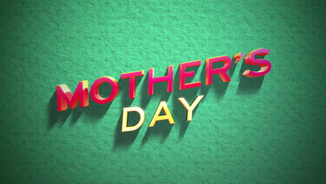 Celebre-El-Día-De-La-Madre-Con-Texto-Rojo-Y-Amarillo-Vibrante-Sobre-Fondo-Verde