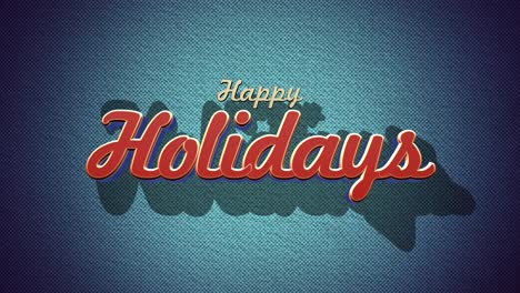Festive-red-and-blue-Happy-Holidays-text-on-denim-background