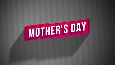 Stylish-Mothers-Day-banner-in-pink-on-black-with-3d-text-effect