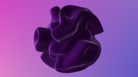 Cautivadora-Forma-Abstracta-Púrpura-Y-Rosa,-Un-Símbolo-Abstracto-De-Belleza-Y-Misterio