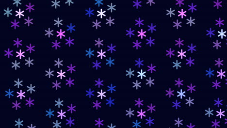 Winter-wonderland-intricate-black-and-purple-snowflake-pattern
