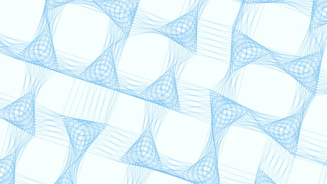 Patrón-Azul-Y-Blanco-De-Líneas-Y-Curvas,-Posiblemente-Un-Papel-Tapiz-O-Diseño-De-Tela