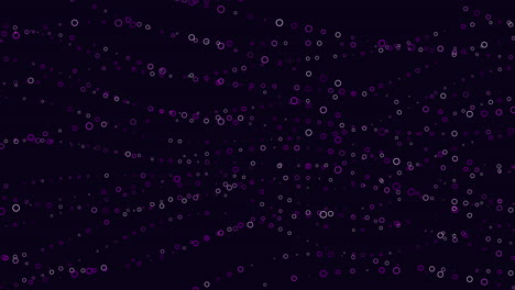 Circular-purple-dot-pattern-on-black-background-elegant-and-space-like