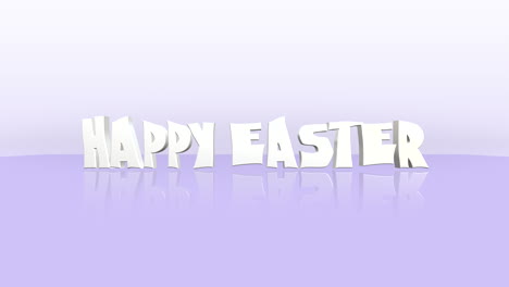 Floating-white-Happy-Easter-text-on-purple-background