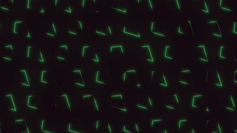 Leuchtend-Grünes-Gitter,-Ein-Muster-Aus-Sich-Kreuzenden-Linien