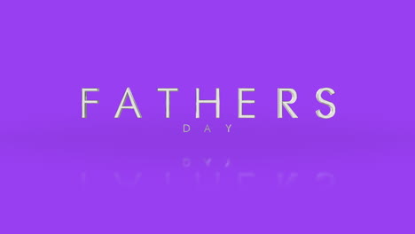 Vatertagslogo,-Elegante-Weiße-Buchstaben-Auf-Violettem-Hintergrund
