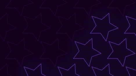 Patrón-De-Estrella-Púrpura-Sobre-Fondo-Oscuro