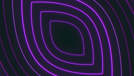 Schwarze-Und-Violette-Spirale-Mit-Weißem-Kreis,-Futuristischem-Cyberpunk-Hintergrund-Oder-Designelement
