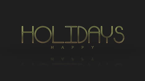 Happy-Holidays-logo-golden-text-on-black-background
